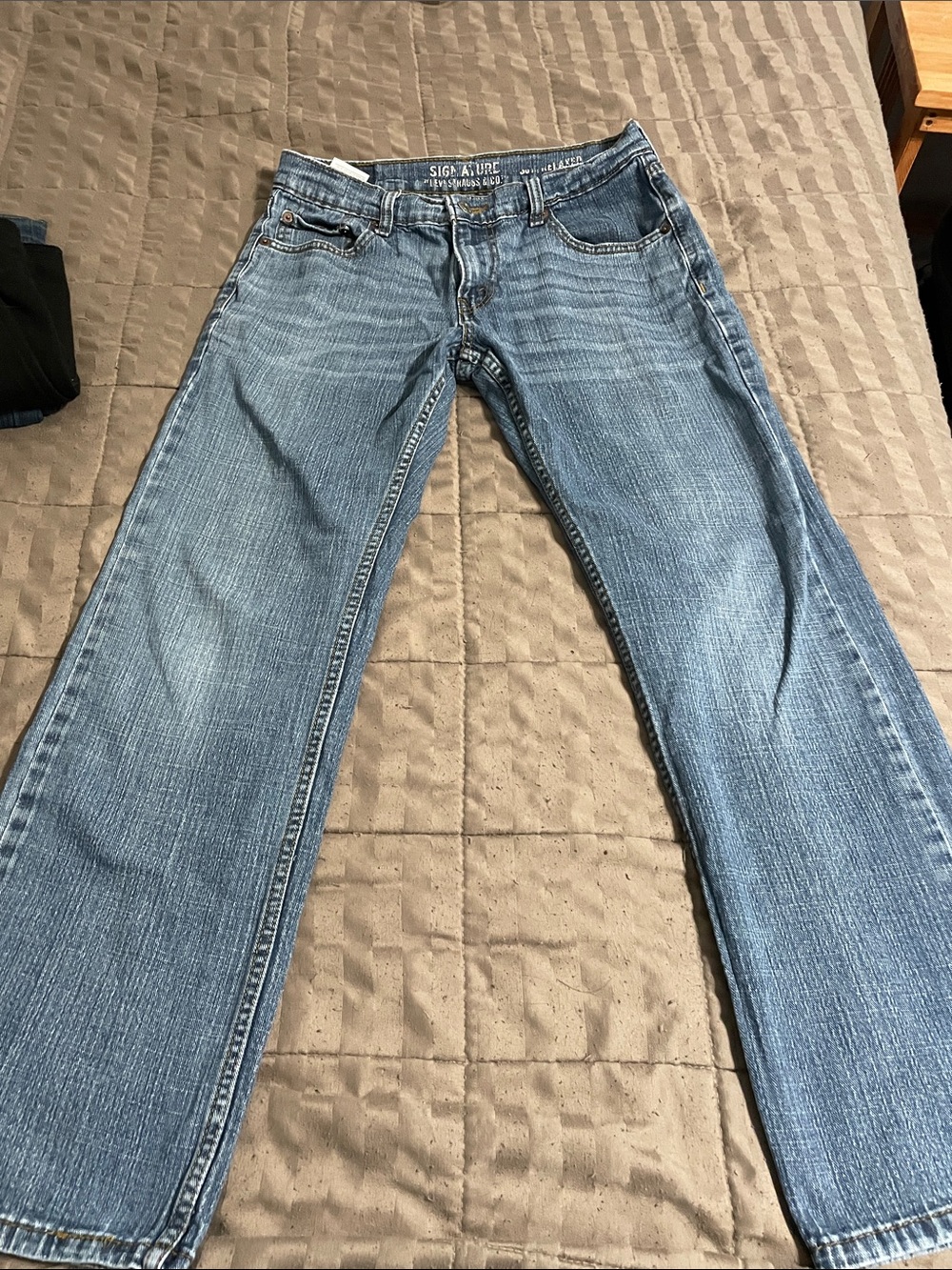 Signature by Levi Strauss Light Blue Relaxed Fit Jeans